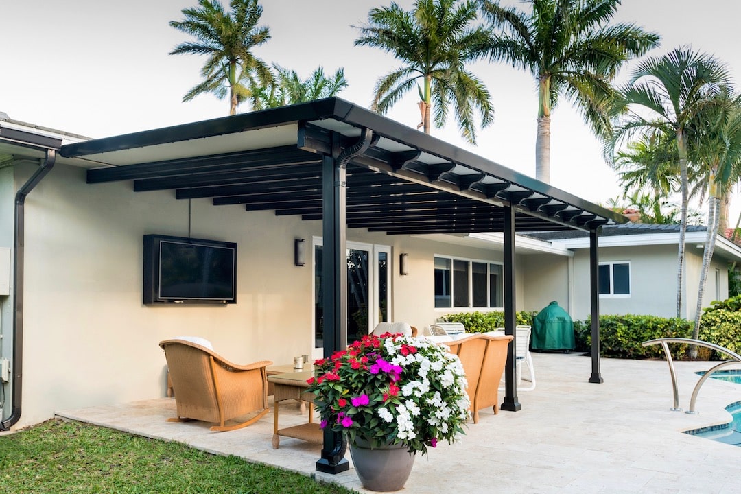 RenaissancePatio Attached Classico Insulated Patio Roof