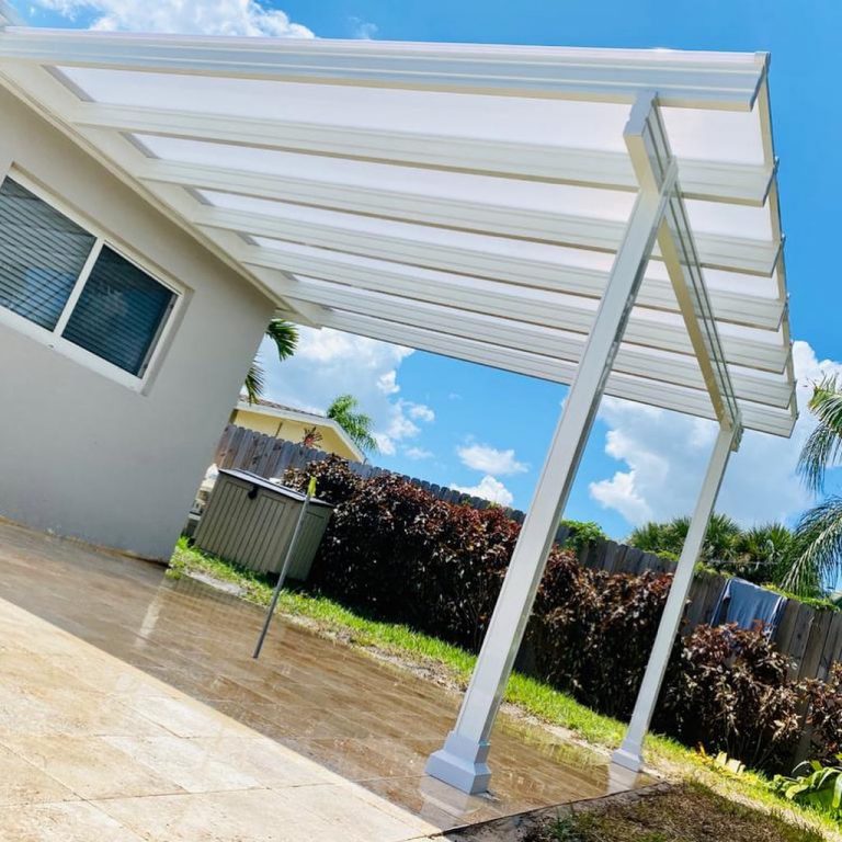 Translucent Patio Roof Panels White