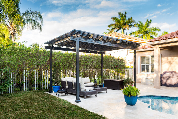 Freestanding Aluminum Pergola Renaissance Patio Florida
