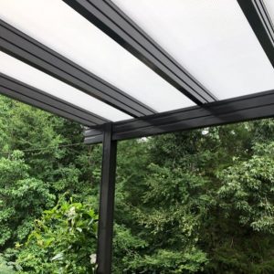 Translucent Patio Roof Panels Black